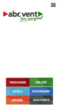 Mobile Screenshot of abcvent.se